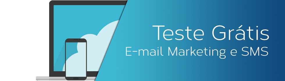 Banner Home Teste Email Marketing e SMS